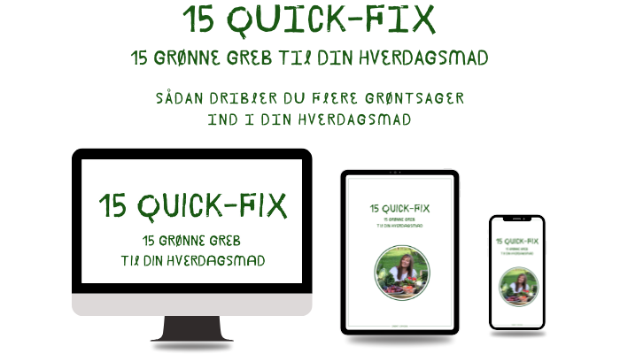 Hverdagsmad med ekstra grønt mock up